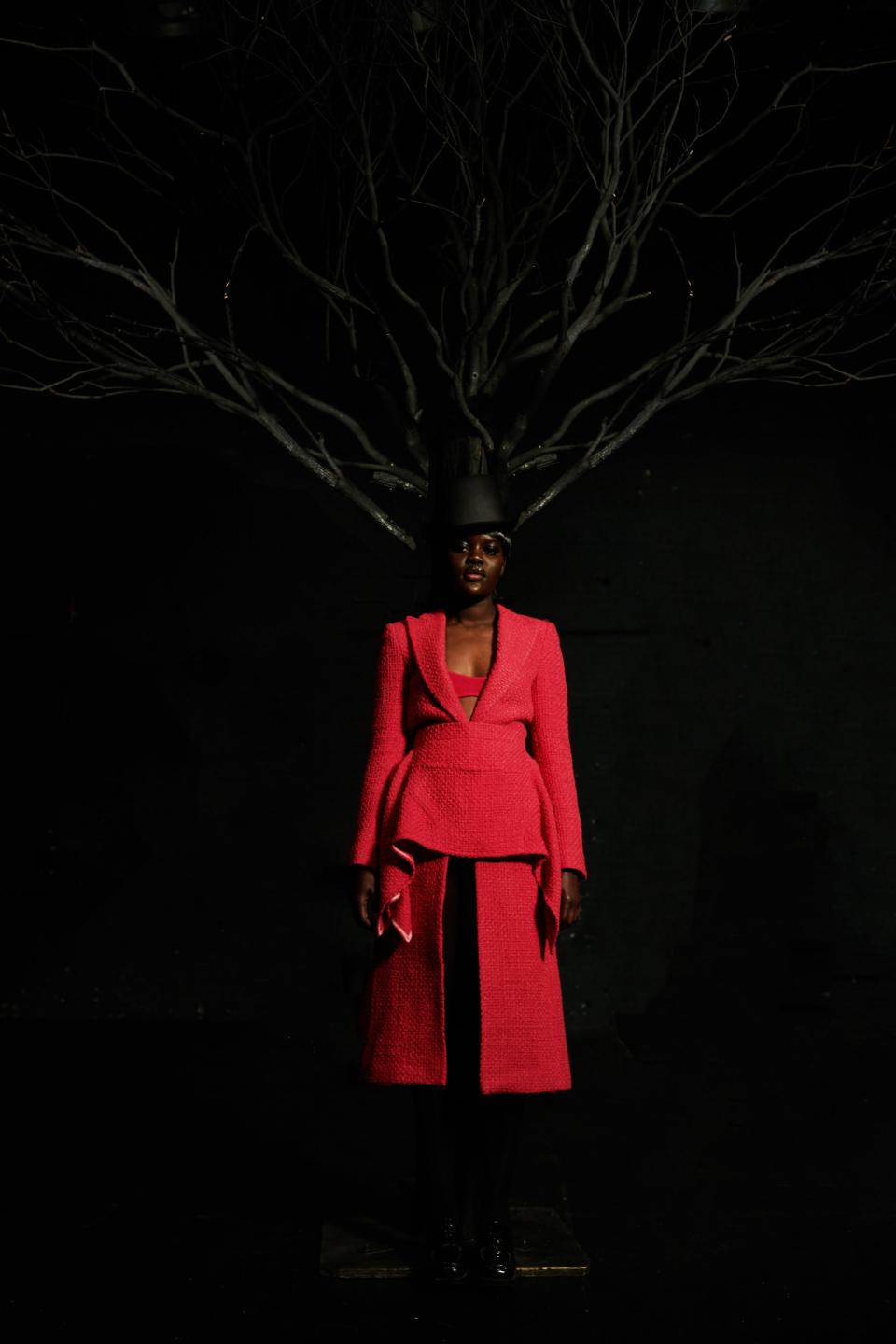 Thebe Magugu’s look for the International Woolmark Prize