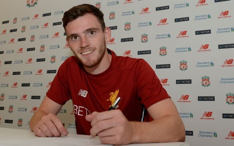 Robertson puts pen to paper - Liverpool FC