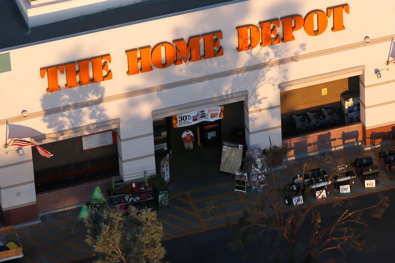 FILE PHOTO: A Home Depot store is seen in Long Beach