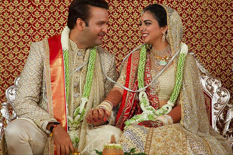 La boda de Isha Ambani y Anand Piramal costó 100 millones de dólares