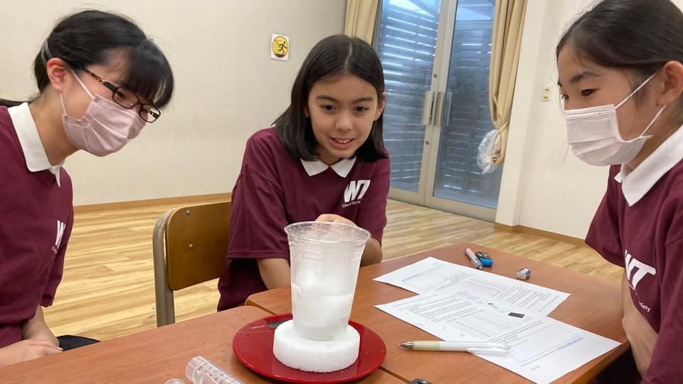 Students in four schools in three Japanese cities learned from WT students who were on a Study Abroad trip. They taught climate science and spread the word about WT.