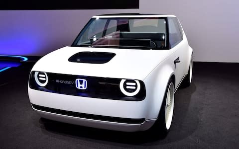 Honda Urban EV - Credit: TOBIAS SCHWARZ /AFP