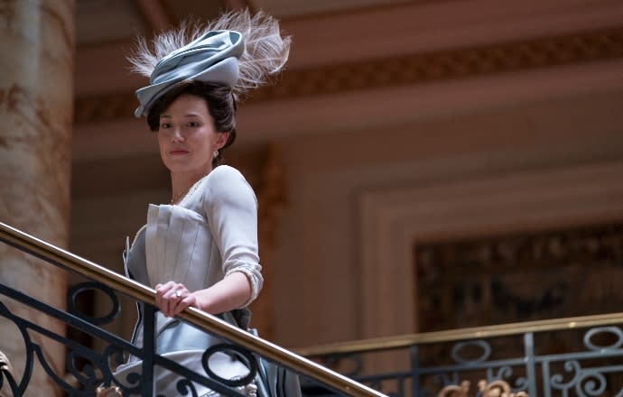 Carrie Coon in ‘The Gilded Age’ - Credit: Photograph by Alison Rosa/HBO