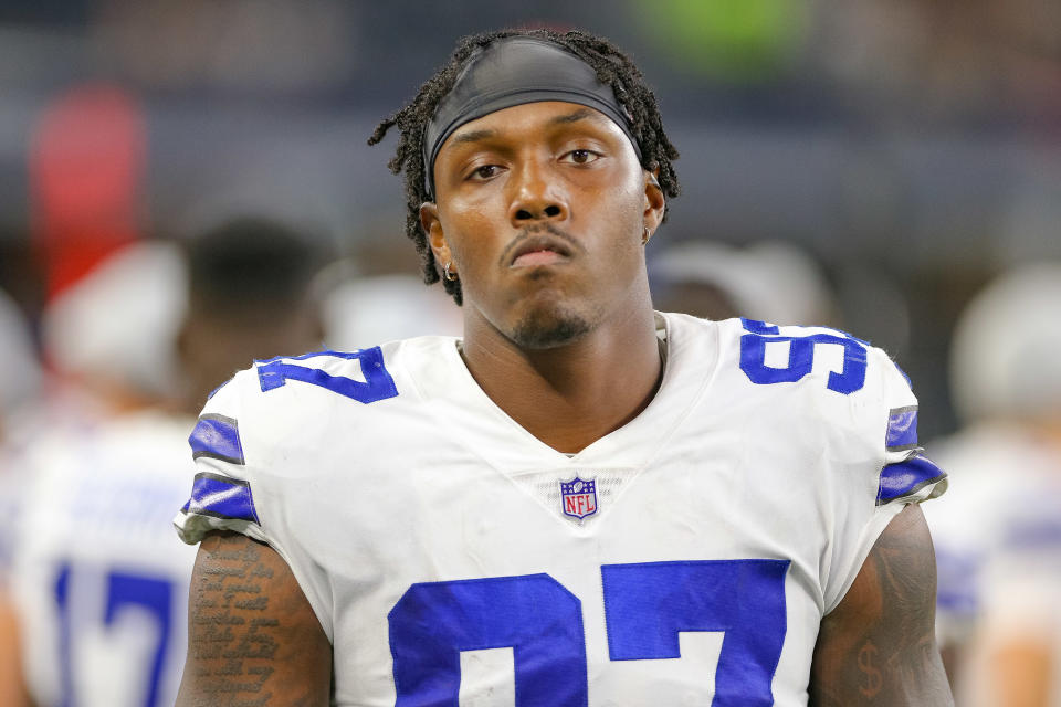 After reportedly failing to find a trade partner for Taco Charlton, the Cowboys have released the former first-round pick. (Getty)