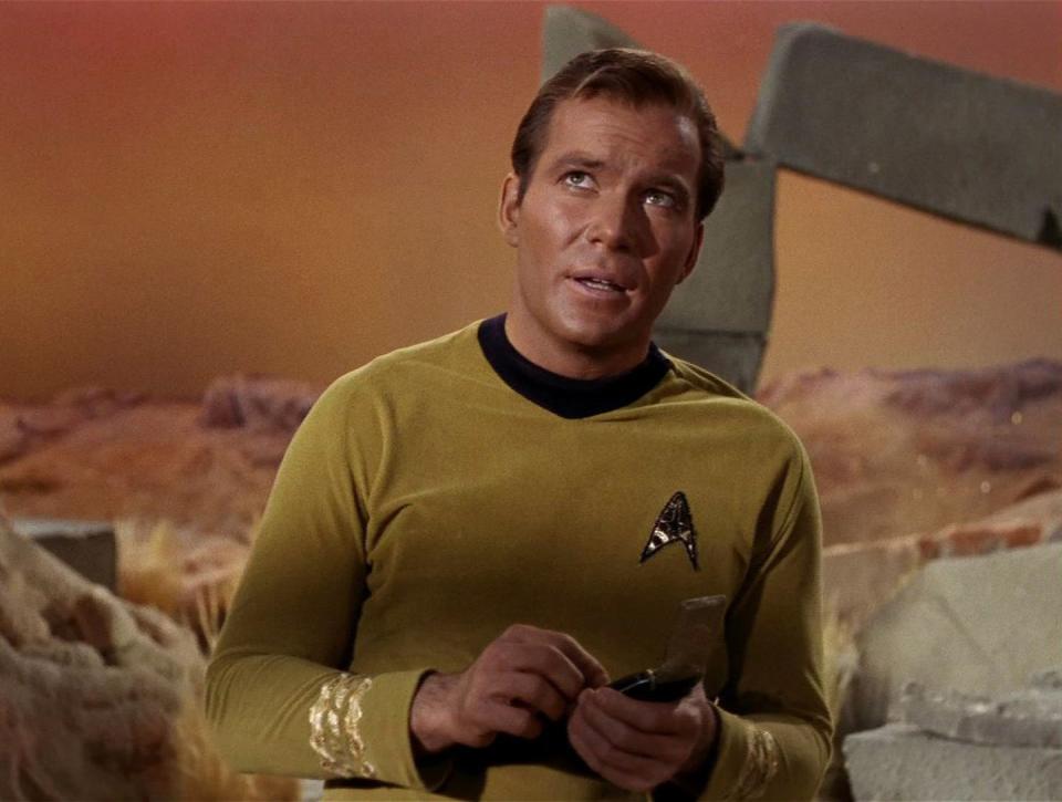 <p>Boldly going where only this iconic <em>Star Trek</em> captain has gone before is just one yellow sweater, a pair of black pants, and a glittery Star Fleet badge away. </p>