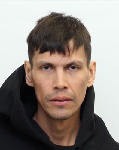 Toronto police say Robert Robin Cropearedwolf, 43, is wanted for manslaughter in connection with Finlay's death.