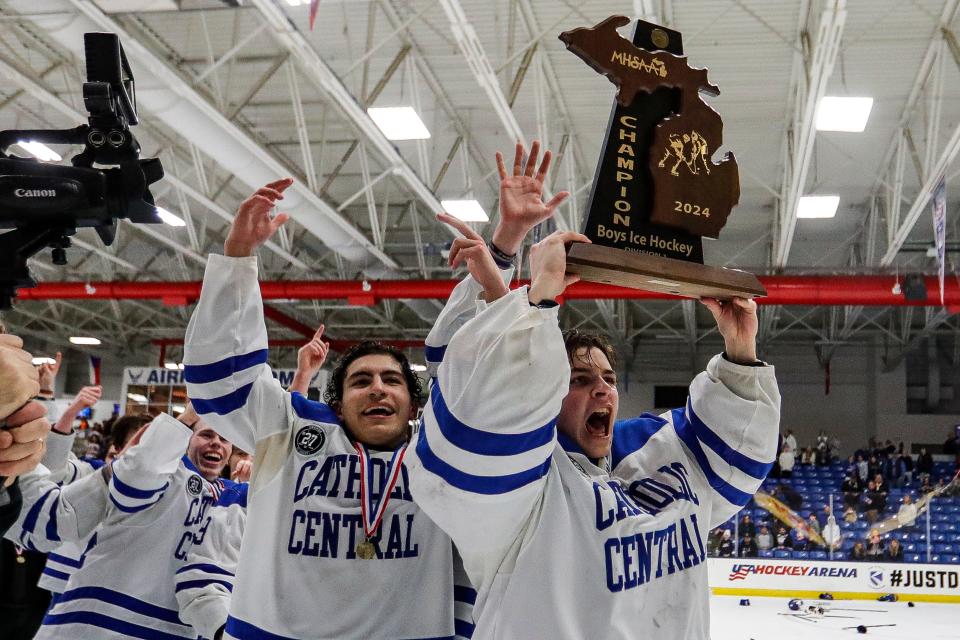 MHSAA hockey finals Detroit Catholic Central wins record 18th state