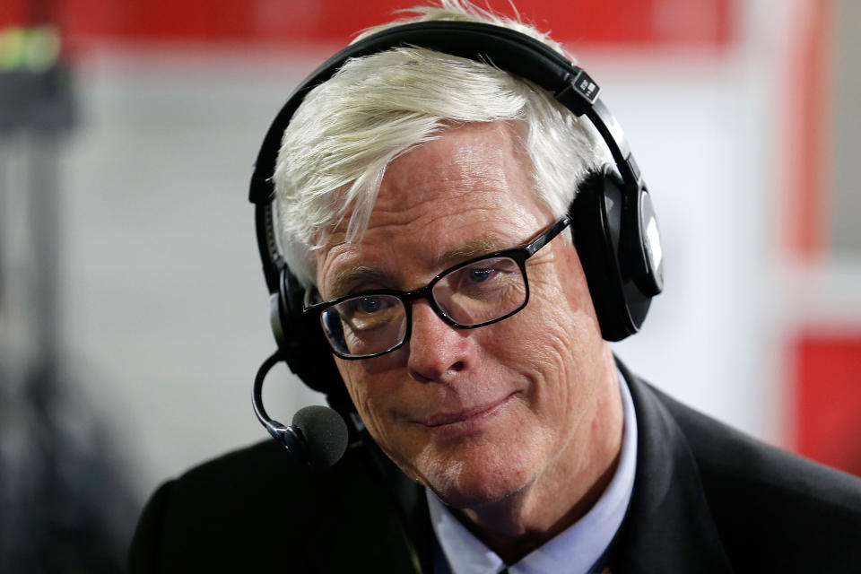 Conservative radio host Hugh Hewitt is under fire for saying that Joe Biden has “transgendered into Alexandria Ocasio-Cortez.” (Photo: Getty Images)