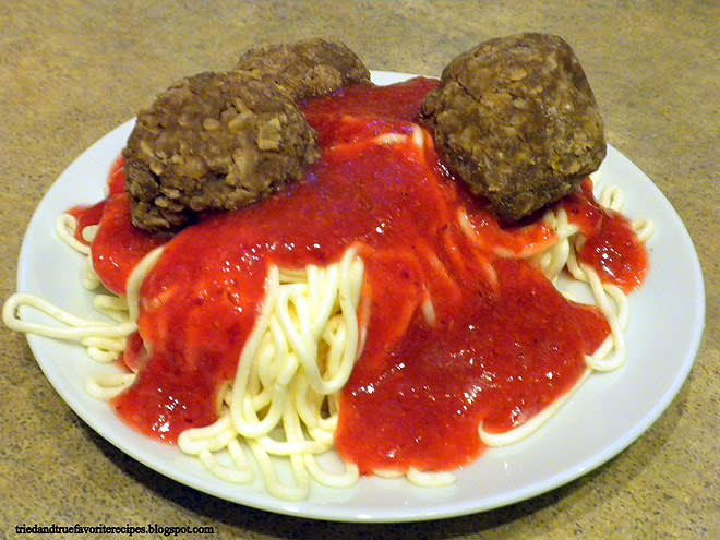 "SPAGHETTI AND MEATBALLS"