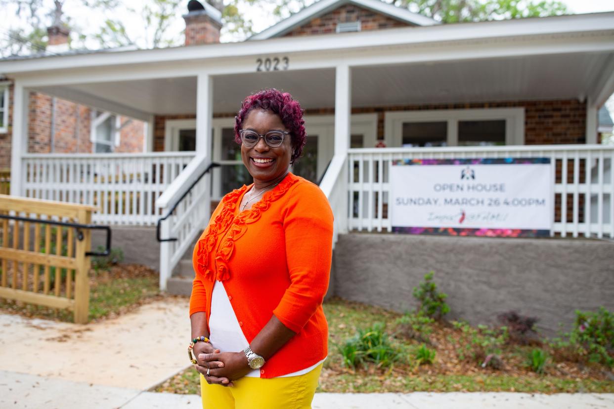 Juana Jordan, Executive Director of FAMU Wesley Foundation, also known as IMPACT, poses for a photo Wednesday, March 22, 2023. 