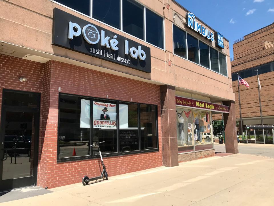 The future GoodFellas Bagel Deli location in downtown East Lansing on June 17, 2022.