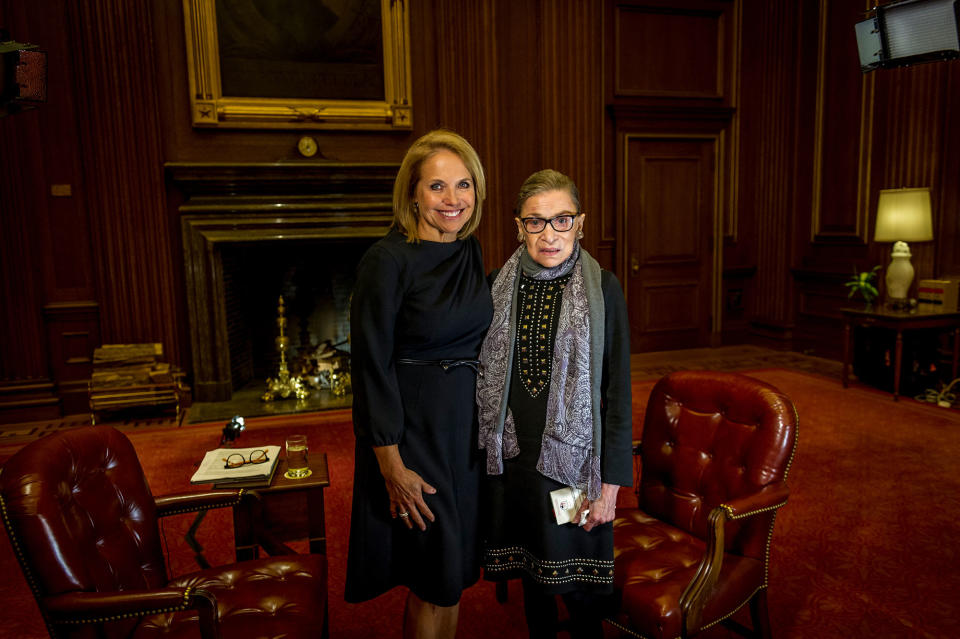 The Katie Couric interview with Justice Ruth Bader Ginsburg — behind the scenes