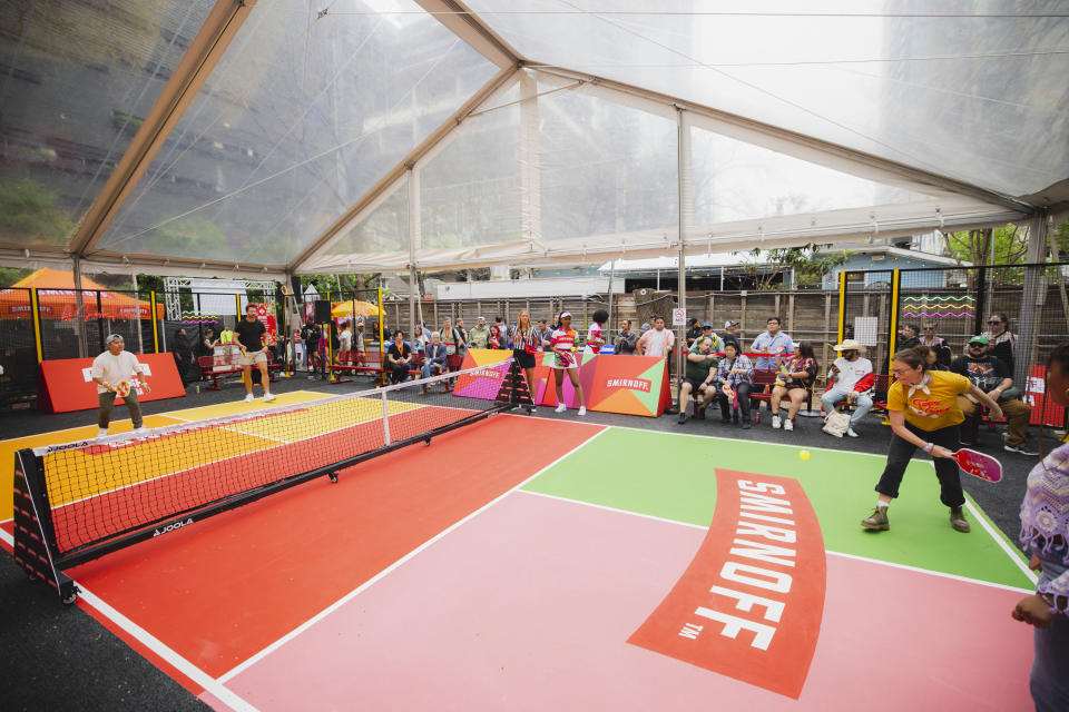 Guest at the Billboard x Smirnoff Smash Pickleball Experience at SXSW held on March 15, 2024 in Austin, Texas.