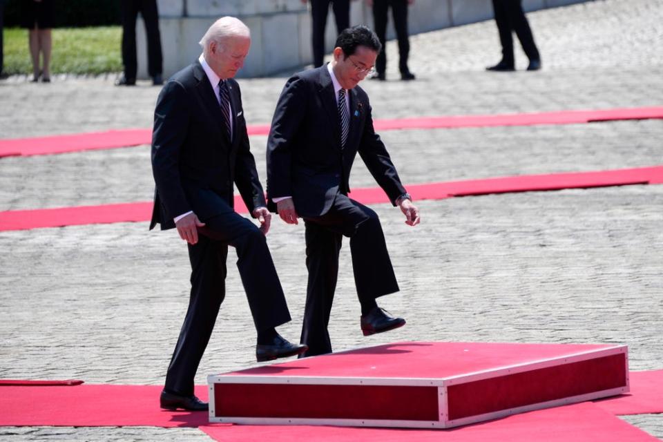 President Biden is making his first trip to Asia since the start of his presidency (EPA)