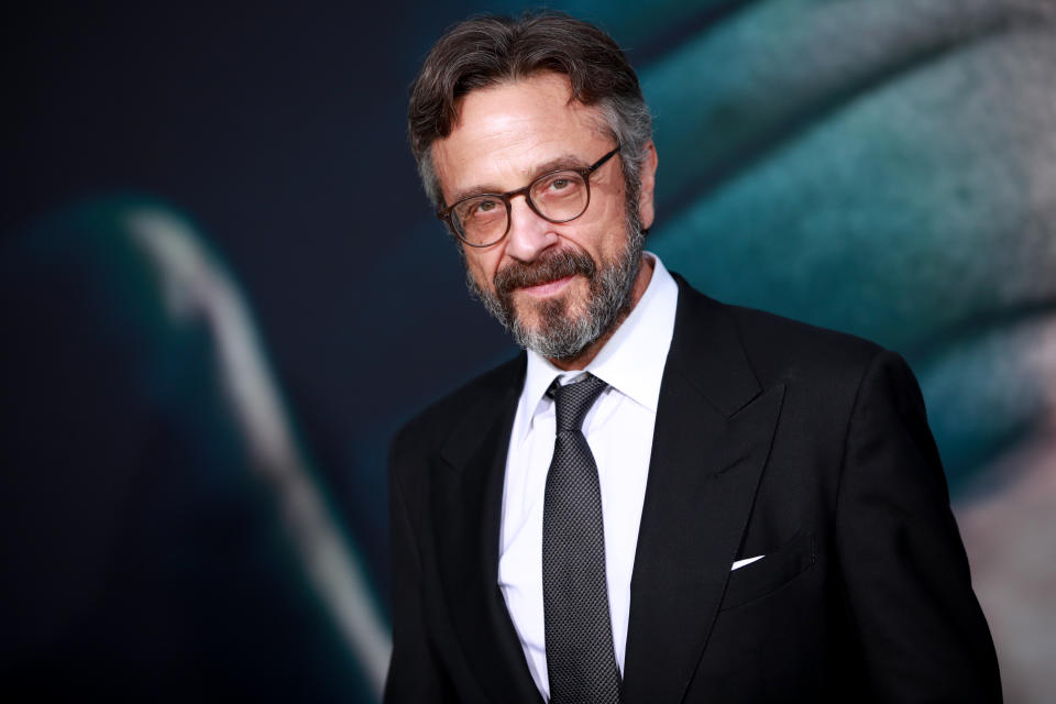 HOLLYWOOD, CALIFORNIA - SEPTEMBER 28:  Marc Maron attends the premiere of Warner Bros Pictures "Joker" on September 28, 2019 in Hollywood, California. (Photo by Rich Fury/Getty Images)