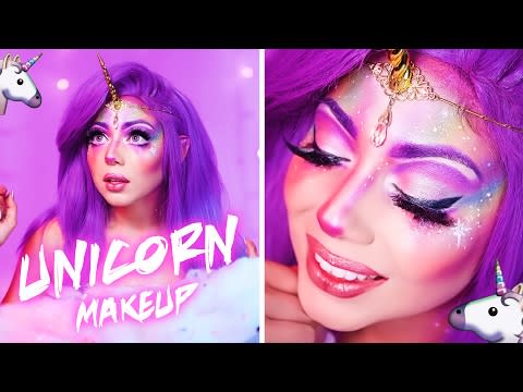 17) Unicorn Makeup