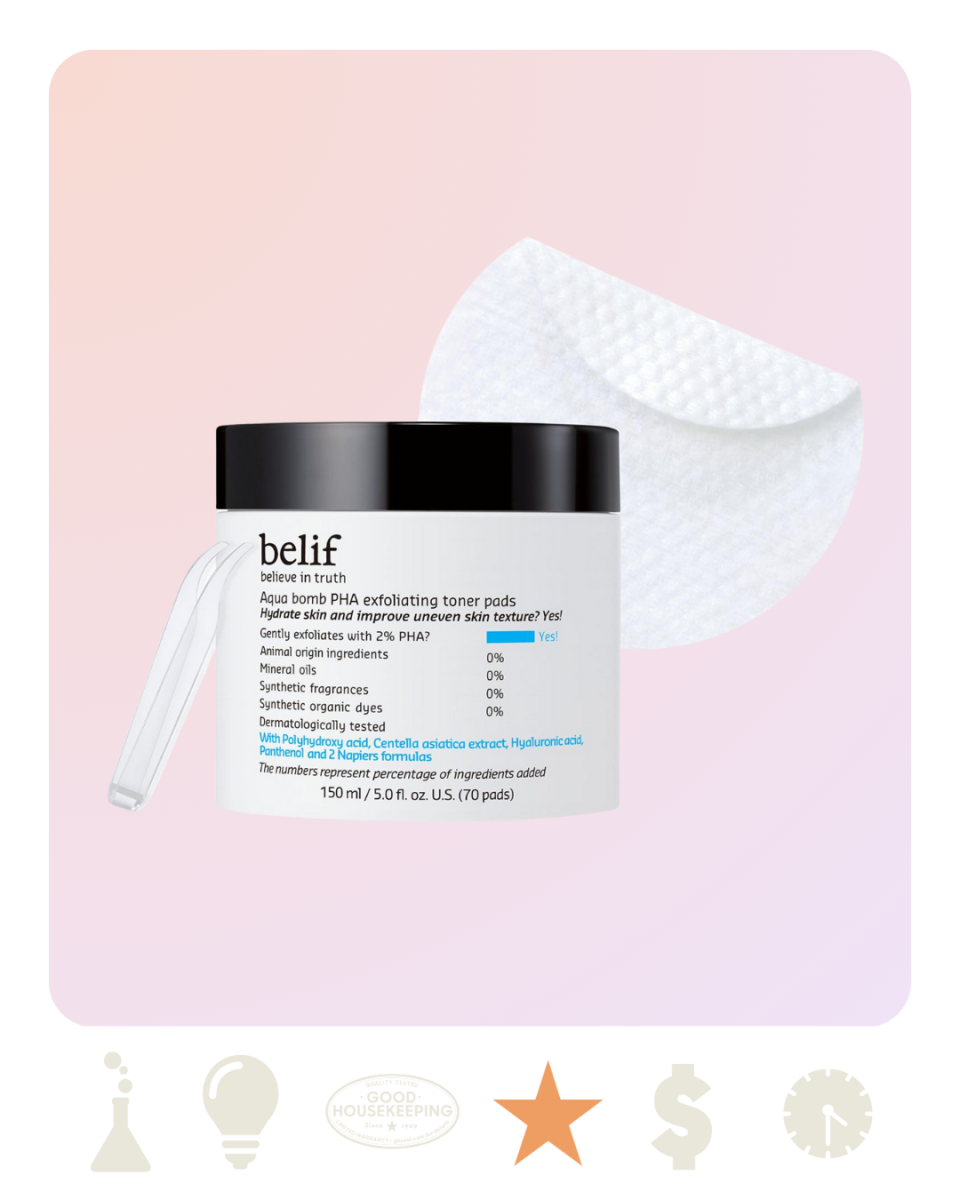 <p><a href="https://go.redirectingat.com?id=74968X1596630&url=https%3A%2F%2Fwww.sephora.com%2Fproduct%2Faqua-bomb-pha-exfoliating-toner-pads-P506497&sref=https%3A%2F%2Fwww.goodhousekeeping.com%2Fbeauty-products%2Fa60331304%2Fbest-beauty-awards-2024%2F" rel="nofollow noopener" target="_blank" data-ylk="slk:Shop Now;elm:context_link;itc:0;sec:content-canvas" class="link ">Shop Now</a></p><p>Aqua Bomb PHA Exfoliating Toner Pads</p><p>sephora.com</p><p>$24.00</p>