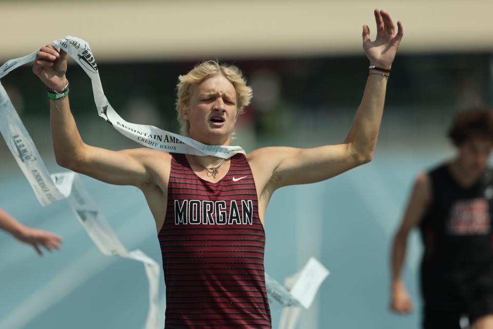 High School athletes gather at BYU in Provo to compete for the state track and field championships on Saturday, May 20, 2023. | Scott G Winterton, Deseret News