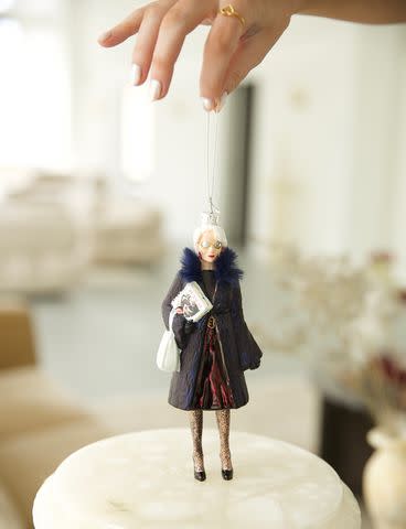 <p>Subtle Haus Photographer: Gabby Galloway</p> Closeup of Emilia Ciezadlo's Miranda Priestly statuette.