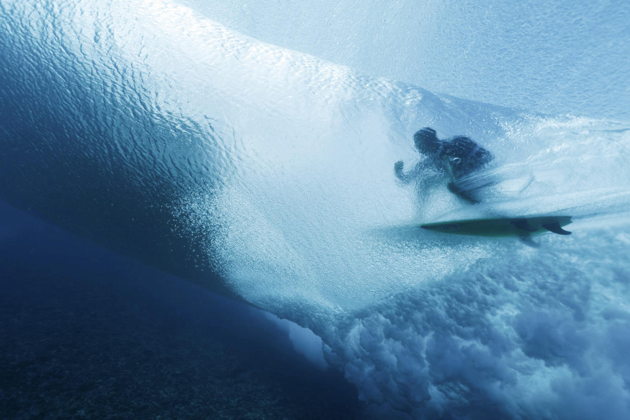 Spain's Andy Criere during a training session. (Ben Thouard/Pool/AFP via Getty Images)