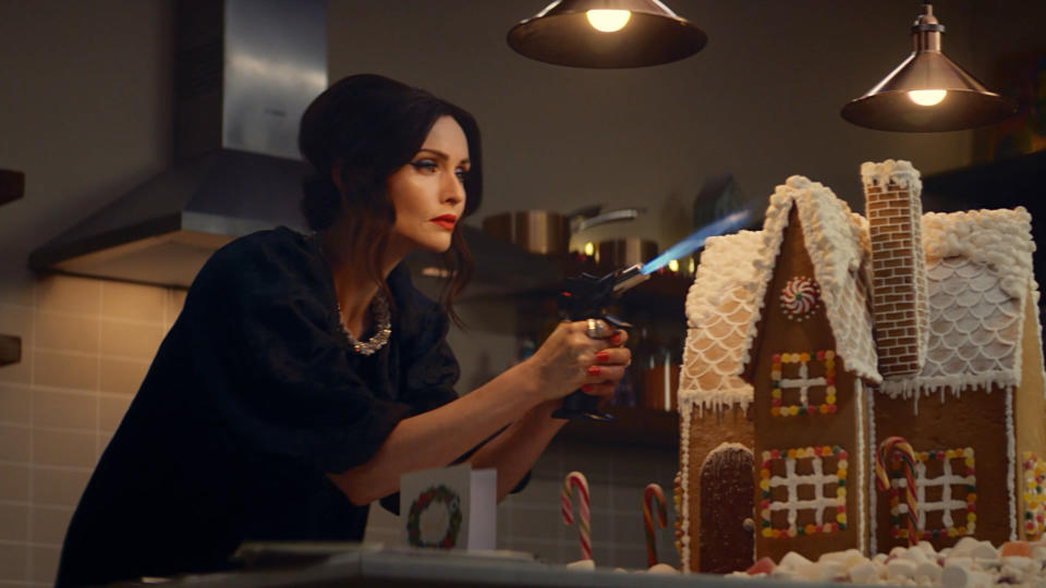 Sophie Ellis-Bextor also stars alongside Hannah Waddingham, Zawe Ashton and Tan France in M&S's Christmas 2023 advert. (M&S)