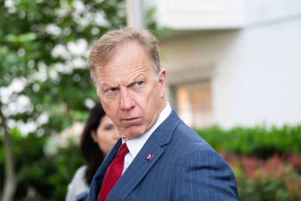 A photo of Rep. Kevin Hern, R-Okla., at the Capitol Hill Club in Washington.