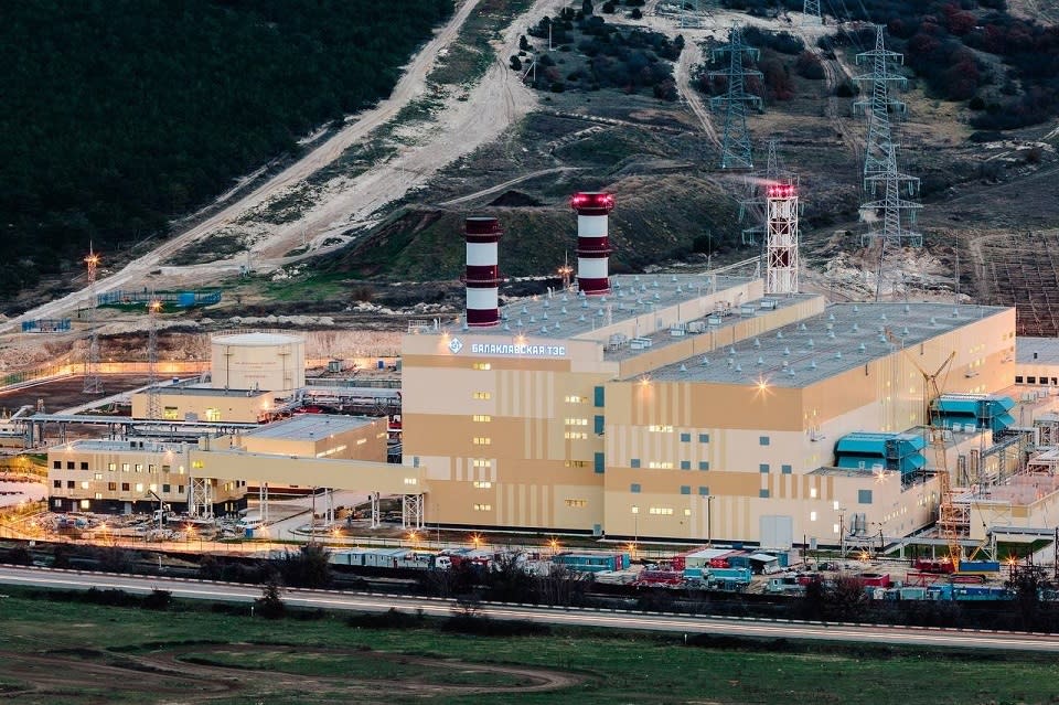 巴拉克拉瓦火力發電廠。(圖取自推特)