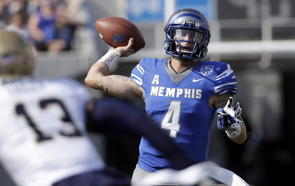 Riley Ferguson is one of the nation’s most prolific quarterbacks. (AP)