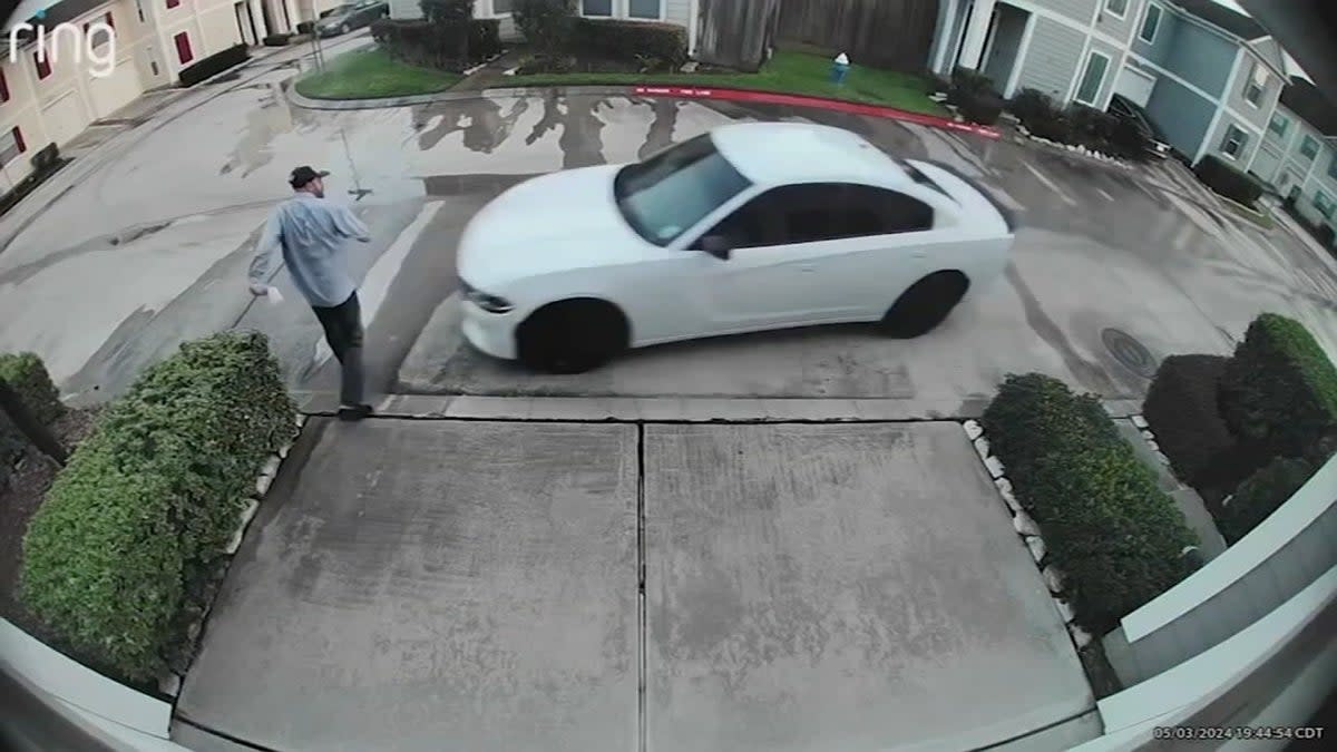 Doorbell camera footage showed Steven Anderson being hit by a car twice before his attacker stabbed him nine times (ABC 13)