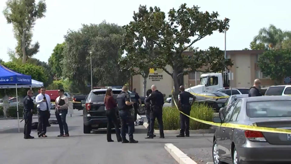 A man was reportedly attacked and killed on campus at California State University Fullerton on Aug. 19, 2019. (NBCLA)
