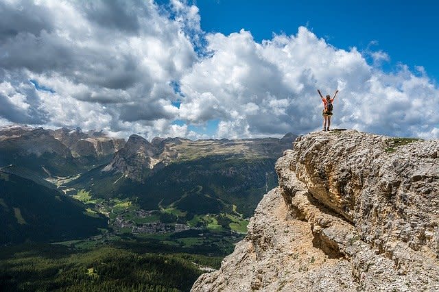 Don't restrict yourself to working out in the gym. Go outdoors for a hike, a run or a simple walk in the garden every day. Sunlight is essential and the lack of it can cause Vitamin D deficiency, leading to all sorts of health problems such as bone and muscle weakness, fatigue, anxiety, hair loss and even depression.