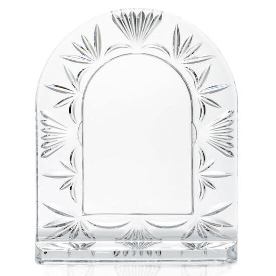 Waterford Crystal 4" x 6" Wedge Cut Arched Picture Frame. (Photo: eBay)