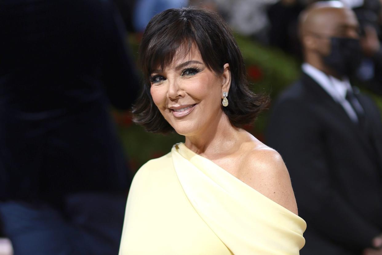 NEW YORK, NEW YORK - MAY 02: Kris Jenner attends The 2022 Met Gala Celebrating "In America: An Anthology of Fashion" at The Metropolitan Museum of Art on May 02, 2022 in New York City. (Photo by Dimitrios Kambouris/Getty Images for The Met Museum/Vogue)