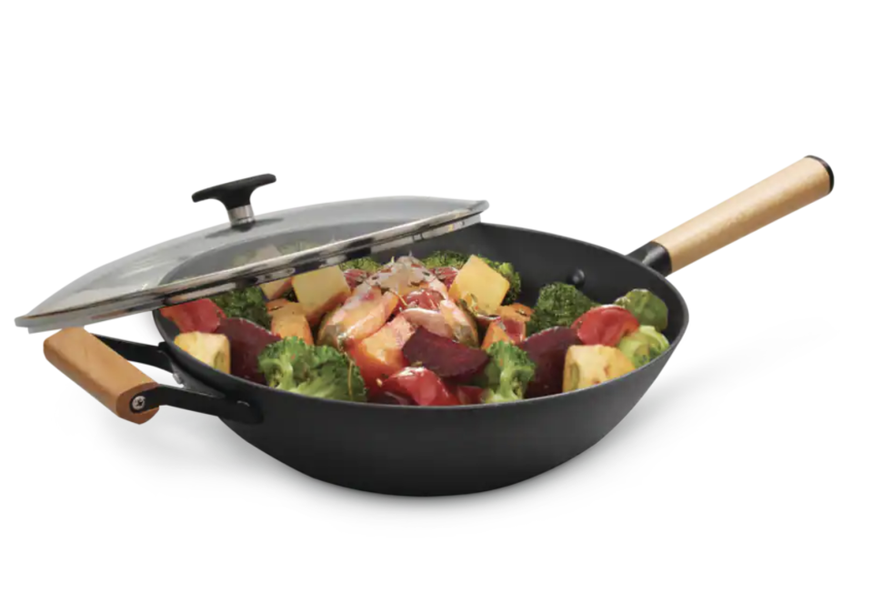 Paderno Classic Cast Iron Wok (photo via Canadian Tire)