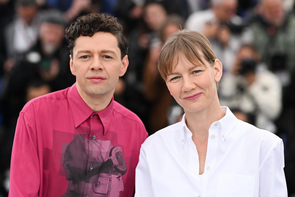 Christian Friedel and Sandra Hüller at ‘The Zone of Interest’ photocall at 76th Cannes Film Festival.