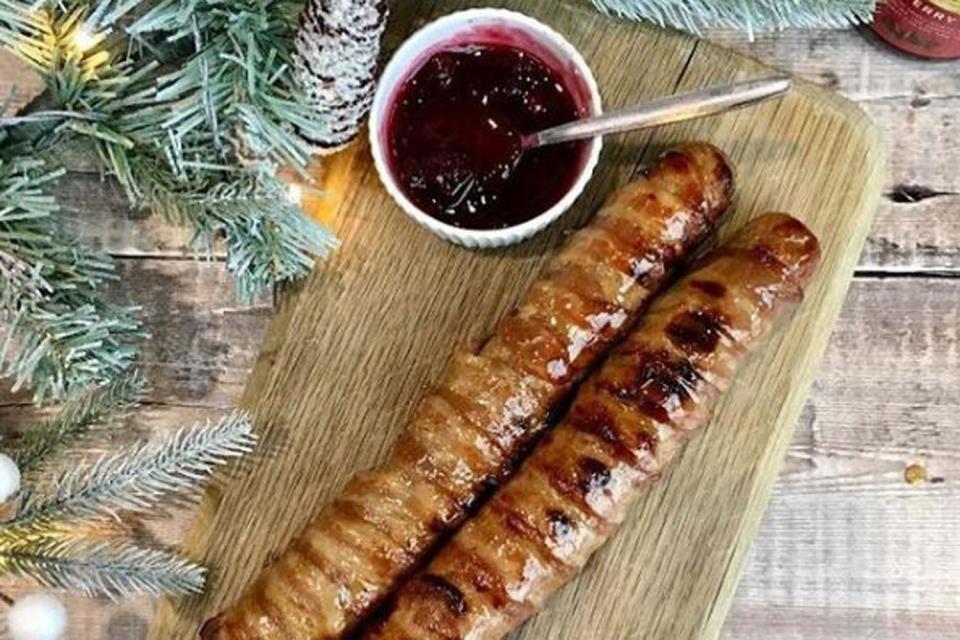 You can now buy foot long pigs in blankets from M&S