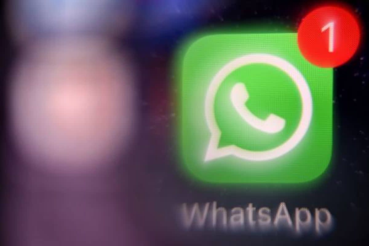 Problems with the instant messaging service began at around 6pm UK time on Wednesday (AFP via Getty Images)