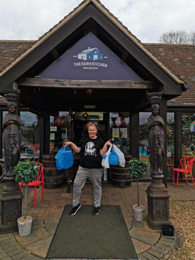 Kelly Iles at The Barn Kitchen in Binley Woods, near Coventry, has been cooking meals and snacks for NHS doctors, nurses and other workers in the area. (Picture: The Barn Kitchen)