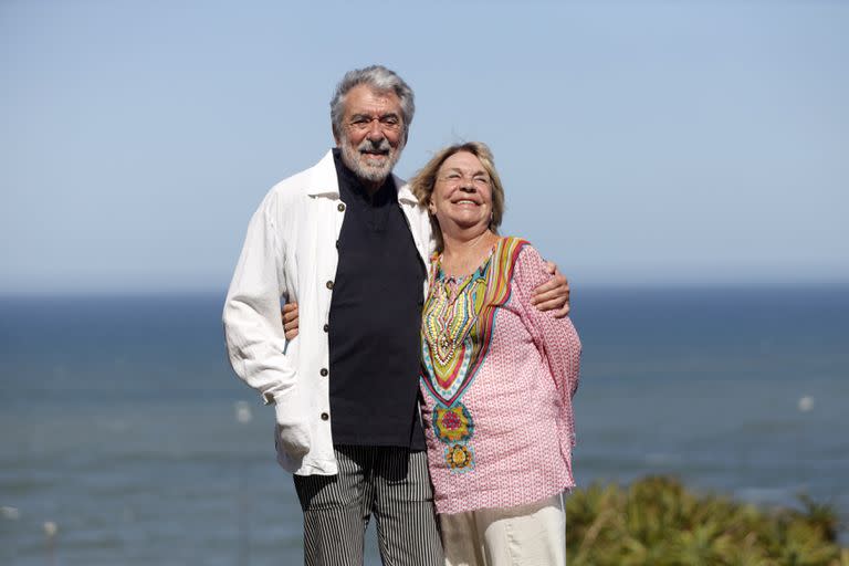 Compinches. Virginia Lago y Héctor Gióvine se casaron luego de mas de medio siglo de convivencia y de haber formado una familia