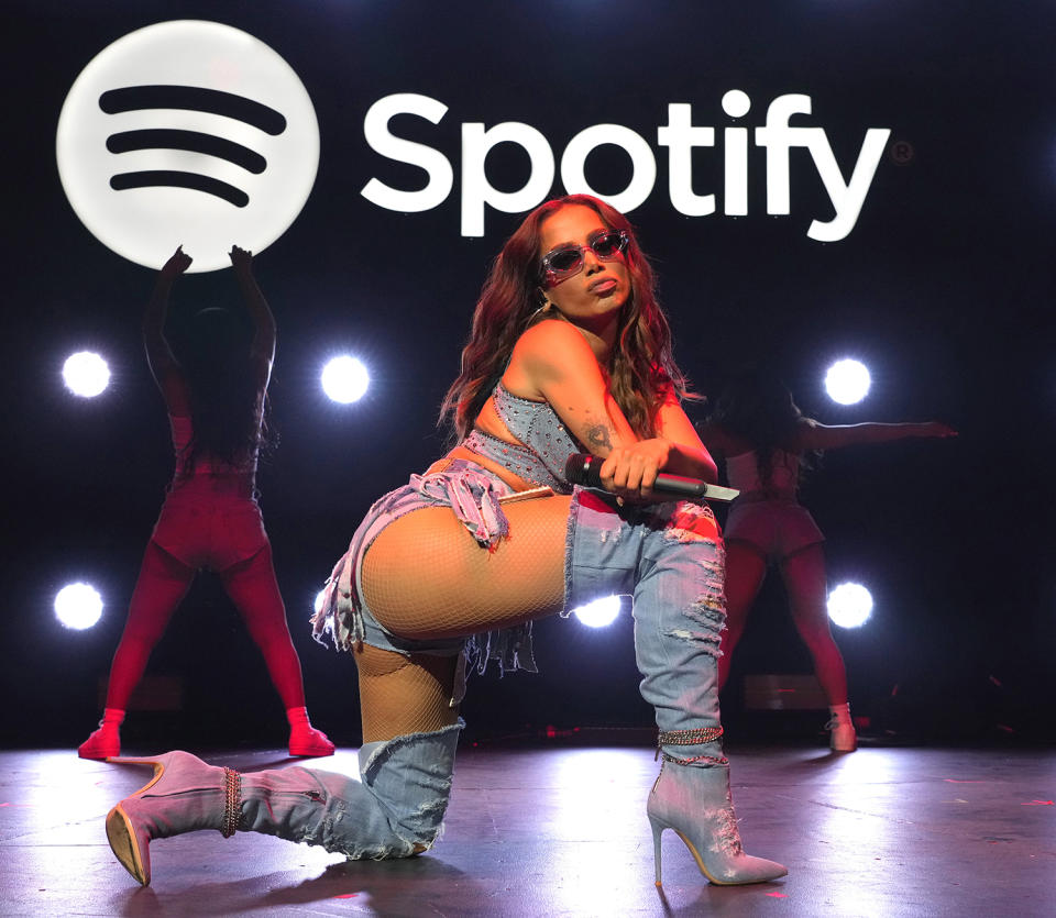 <p>at Spotify's 2023 Best New Artist Party at Pacific Design Center in West Hollywood on Feb. 2. </p>