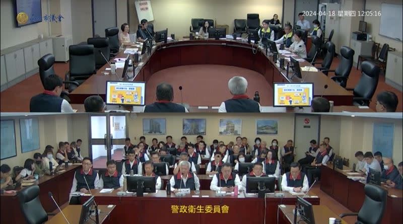  台北市警察局長張榮興今天議會接受質詢，表示寶林案有重大發現，未來應會有具體結果。（圖／取自議會直播）