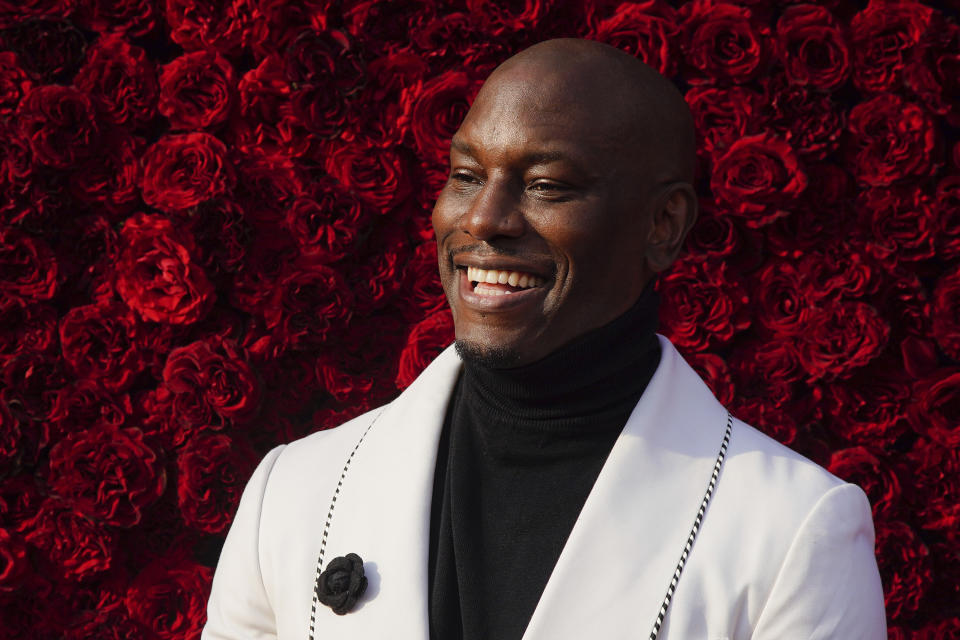 Tyrese Gibson poses for a photo on the red carpet at the grand opening of Tyler Perry Studios on Saturday, Oct. 5, 2019, in Atlanta. (Photo by Elijah Nouvelage/Invision/AP)