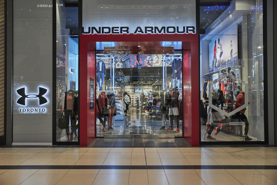 Under Armour Toronto store.