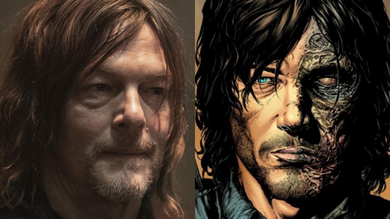  Daryl Dixon in The Walking Dead: Daryl Dixon, and Daryl as comic for Art Of The Walking Dead. 