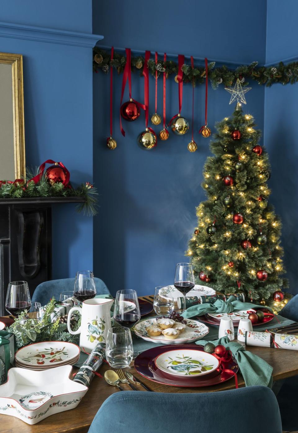 <p>Getting everyone around the table on <a href="https://www.housebeautiful.com/uk/lifestyle/food-drink/a38591017/christmas-day-drink-star-sign/" rel="nofollow noopener" target="_blank" data-ylk="slk:Christmas Day;elm:context_link;itc:0;sec:content-canvas" class="link ">Christmas Day</a> is a highlight for many. Alongside your festive food shop, you can pick up foliage-printed plates, serving bowls, lovely napkins and elegant candles to create ambience. Don't forget the mince pies. </p><p><strong>READ MORE</strong>: <a href="https://www.housebeautiful.com/uk/decorate/looks/a35055193/christmas-table-ideas/" rel="nofollow noopener" target="_blank" data-ylk="slk:How to decorate and style your Christmas table;elm:context_link;itc:0;sec:content-canvas" class="link ">How to decorate and style your Christmas table</a></p><p><a class="link " href="https://www.tesco.com/groceries/en-GB/search?query=homeware" rel="nofollow noopener" target="_blank" data-ylk="slk:SHOP HOMEWARE AT TESCO;elm:context_link;itc:0;sec:content-canvas">SHOP HOMEWARE AT TESCO</a></p>