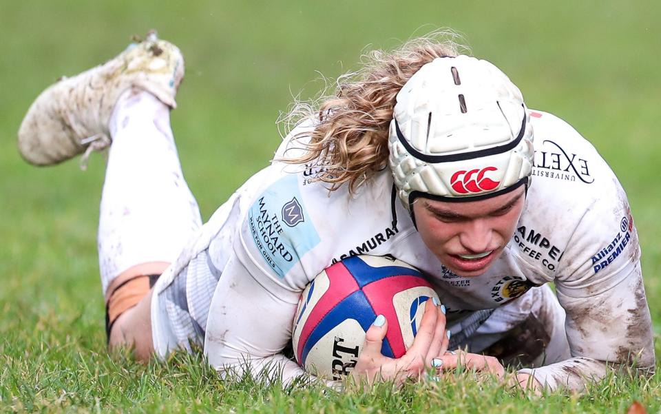 Ounsley touches down for Exeter Chiefs - Meet the deaf Exeter wing turned Gladiator on the BBC