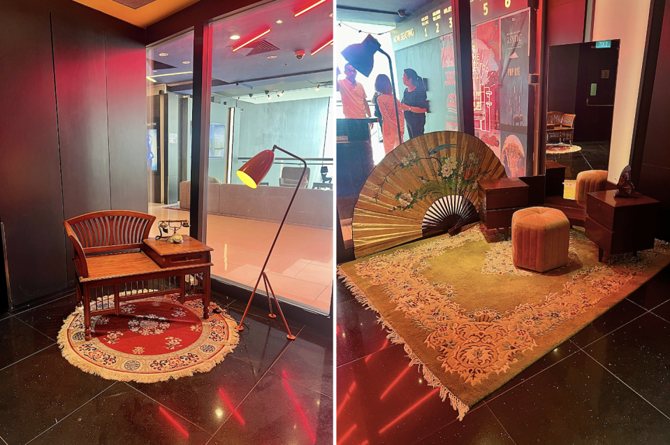 Retro furniture and decor at Cineleisure Level 6 (Photos: Yahoo Southeast Asia)