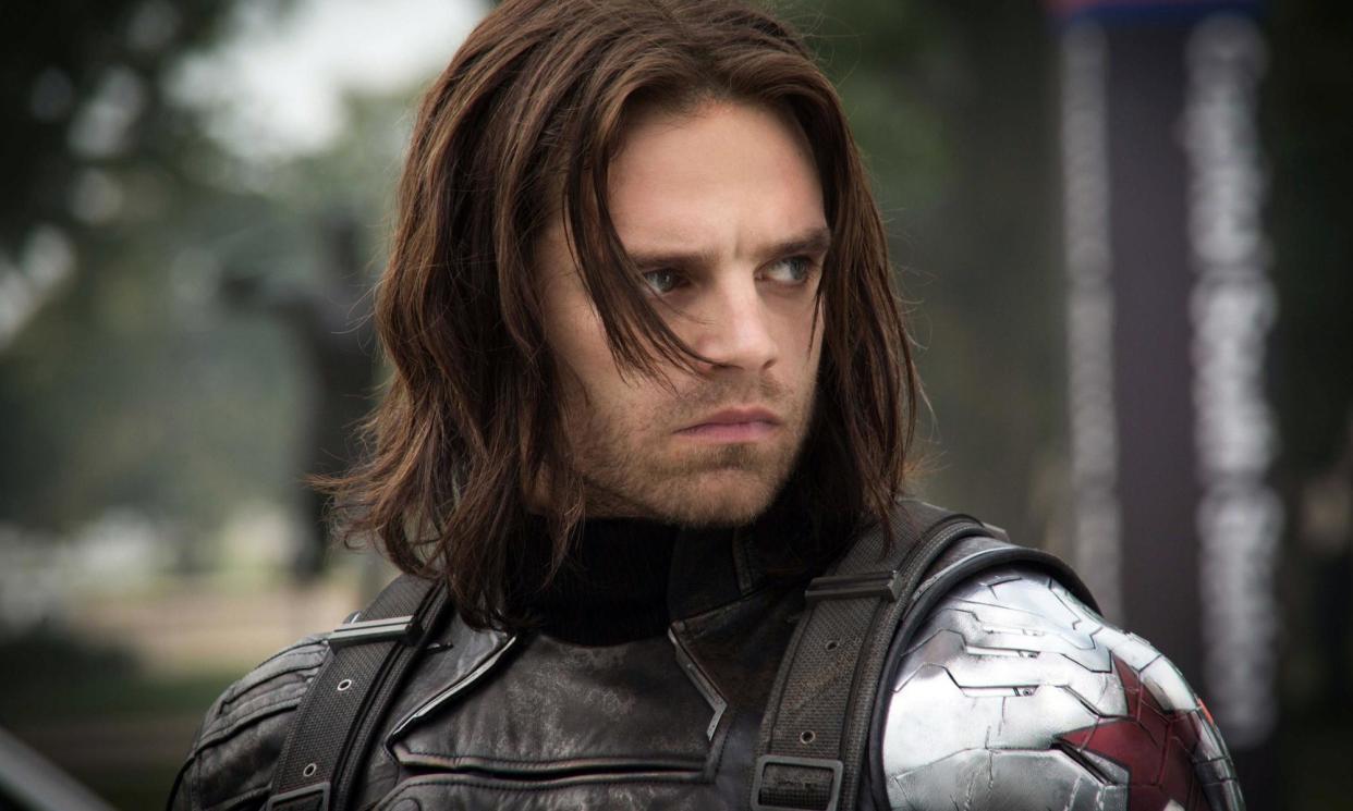 <span>Still hanging around … Sebastian Stan as Bucky Barnes in Captain America: The Winter Soldier (2014).</span><span>Photograph: Marvel Studios/Allstar</span>