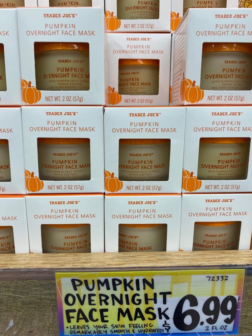 Pumpkin Overnight Face Masks