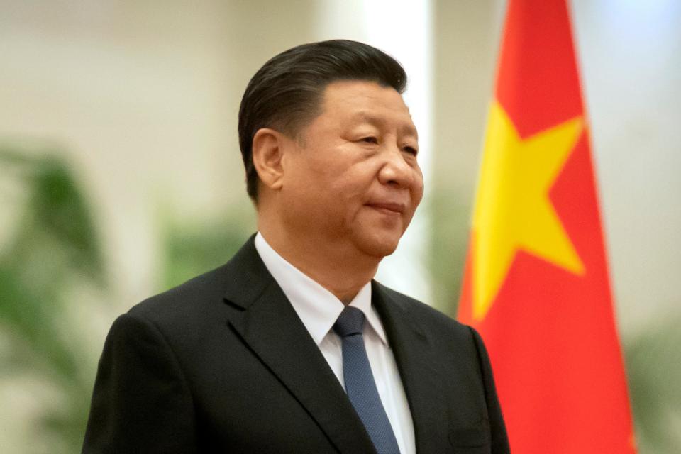 Chinese President Xi Jinping was thankful to the UK after its donation of medical supplies (AP)